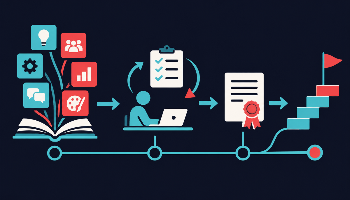 Ruta práctica de capacitación docente para Moodle