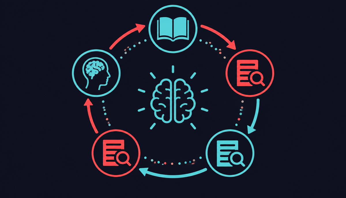 Ciclo de aprendizaje, recuperación, práctica espaciada y aplicación